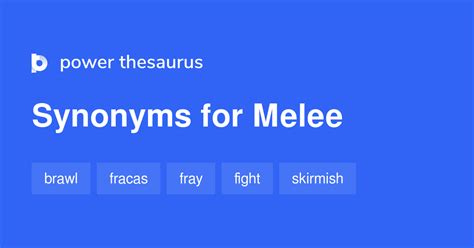 melee synonyms